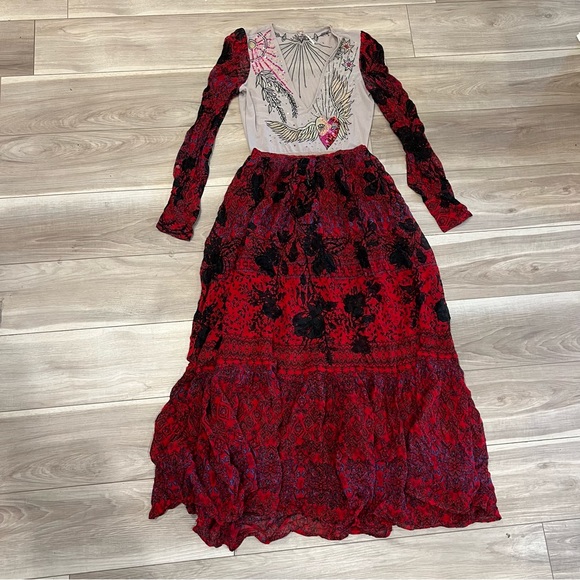 RARE | Free People Bali THROUGH THE FLOWERS Set Embellished Sequin - Picture 5 of 10